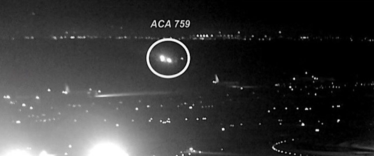 Der heikle Moment: Der A320 von Air Canada starte durch.
