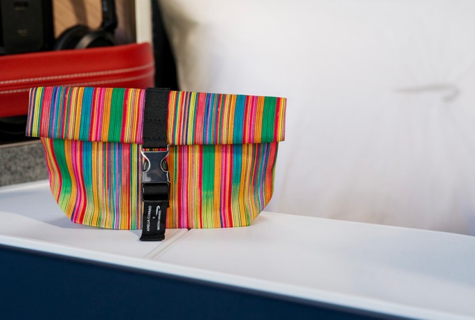 Das neue Amenity Kit für die Business Class.