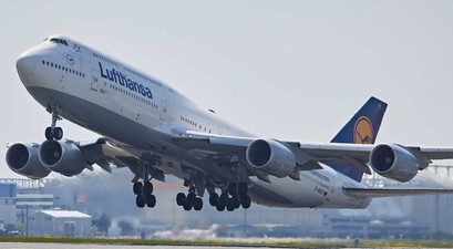Eine Boeing 747-8 von Lufthansa: Flug LH511 dauerte deutlich länger als sonst.