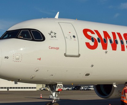 Airbus A321 Neo von Swiss: Auf Sondermission.