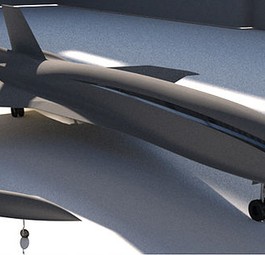 Konzeptgrafik des Hermeus: Der Hyperschallflieger soll in 90 Minuten von New York nach London fliegen.