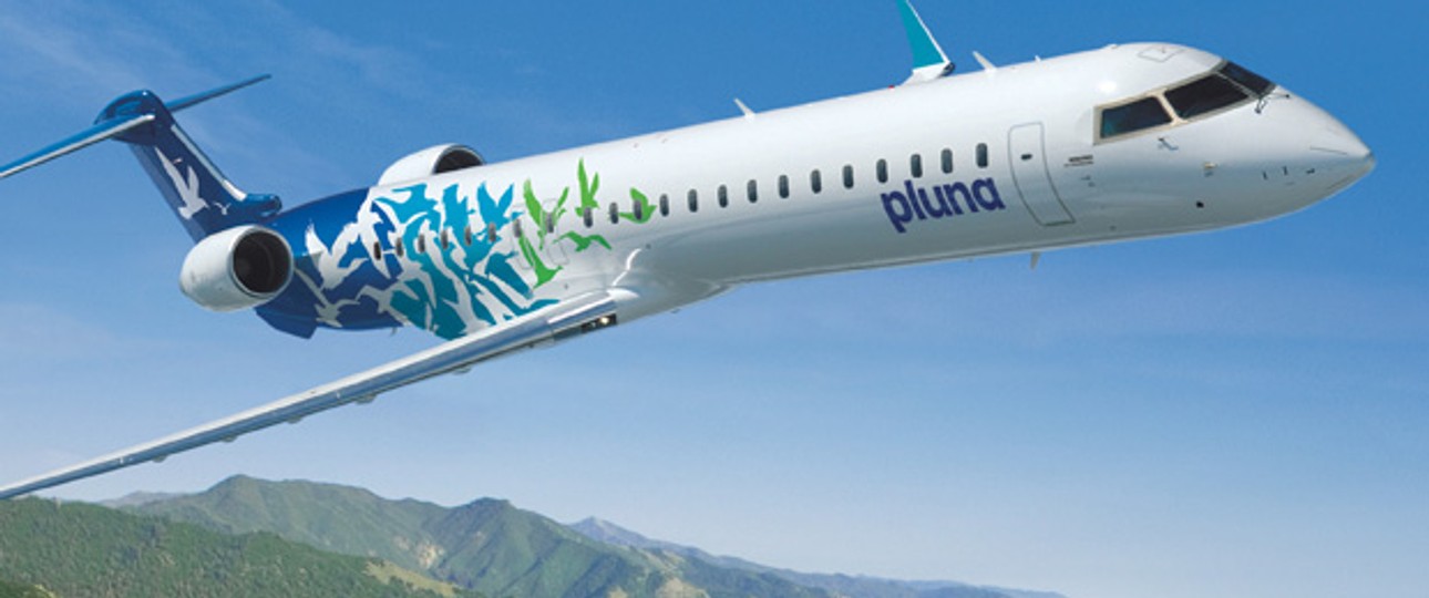 Bombardier CRJ900 Next Gen von Pluna: Auktion am 3. September.