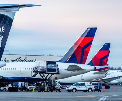 Flieger von Delta Air Lines: Neue Flugzeuge verbrauchen weniger Kerosin.