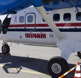 Flieger von Winair: Die neuen Ziele fliegt jedoch eine ATR im Betrieb von Air Antilles an.