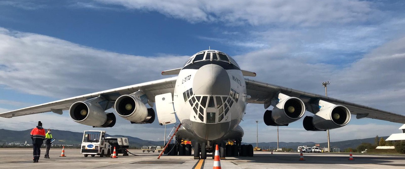 Eine der Ilyushin Il-76 TD von Aviacion Zitotrans: Insgesamt gehören fünf zur Flotte.