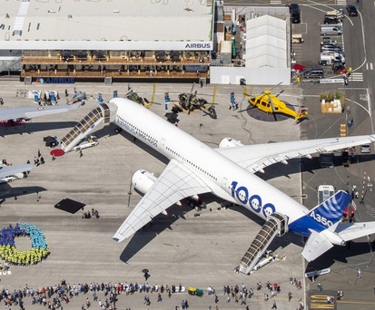 Airbus A350-1000 at the Paris Air Show