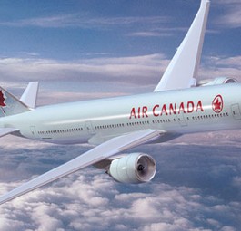 B777 von Air Canada: Wurde zum Rettungsflugzeug