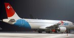 Chair Airlines′ erster Airbus A320: Die HB-JOK wird auf den Einsatz vorbereitet.