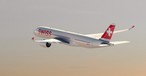 Airbus A350 von Swiss: Ein Flieger muss noch eine ganze Weile in Almaty bleiben. 