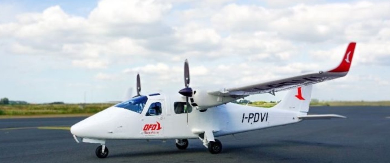 Die neue Tecnam P2006T des OFD hier noch mit Werkskennzeichen: Sollte bereits fliegen.