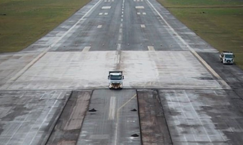 Die erste Phase der Sanierung der Piste am Flughafen Porto Alegre ist abgeschlossen.
