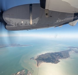 Blick aus einer ATR: Dank Stol-Eigenschaften werden neue Routen möglich.