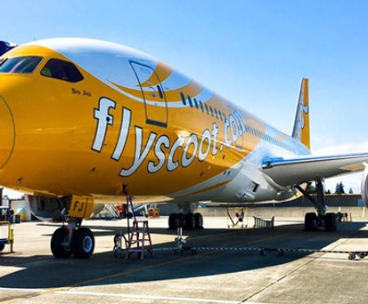 Dreamliner von Scoot: Ab Juni zwischen Berlin und Singapur im Einsatz.