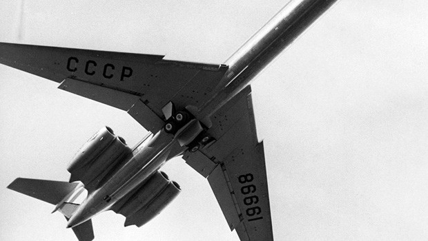 Iljuschin Il62 von Aeroflot: Plötzlicher Taucher über Großbritannien.