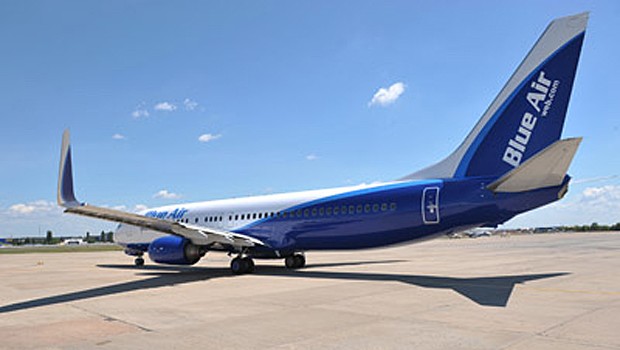 Rang 3: Blue Air (Rumänien). 6.52 Euro pro 100 Flugkilometer.