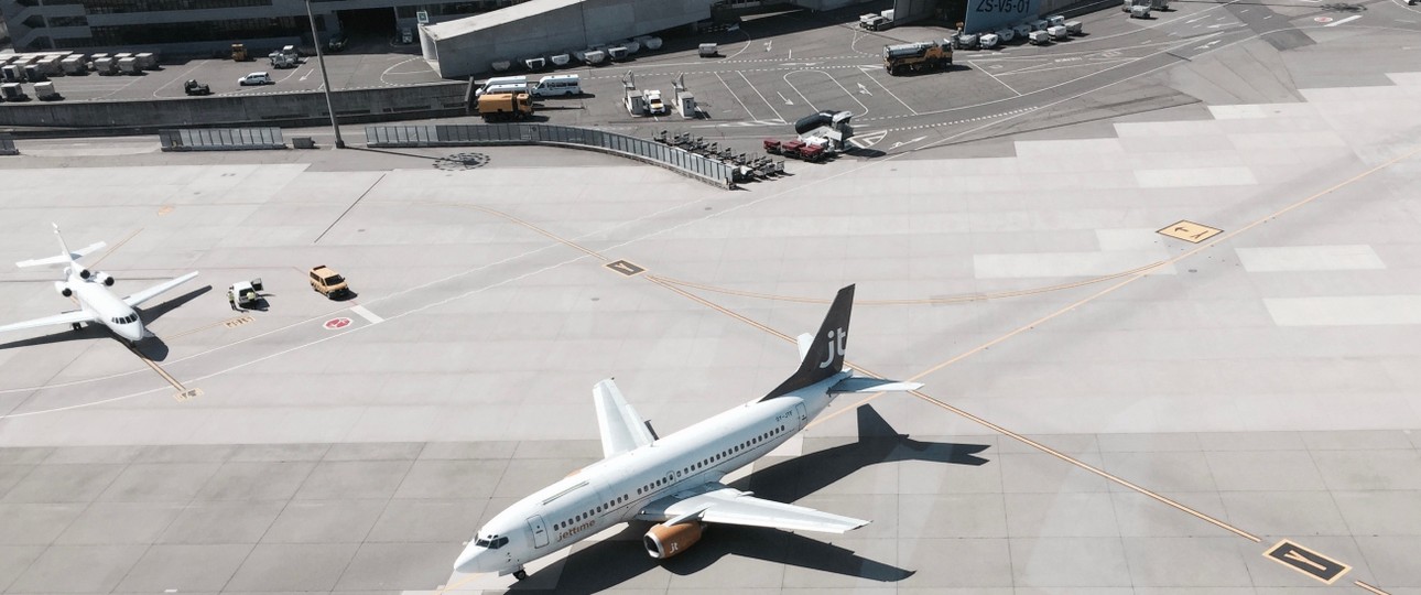 Flugzeug von Jet Time: Keine Ferienflüge mehr.
