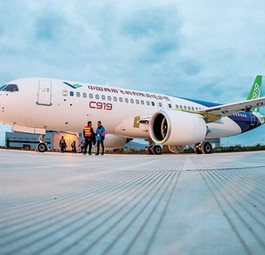Comac C919: Mit Hochdruck wird auf den Erstflug des neuen chinesischen Fliegers hingearbeitet.