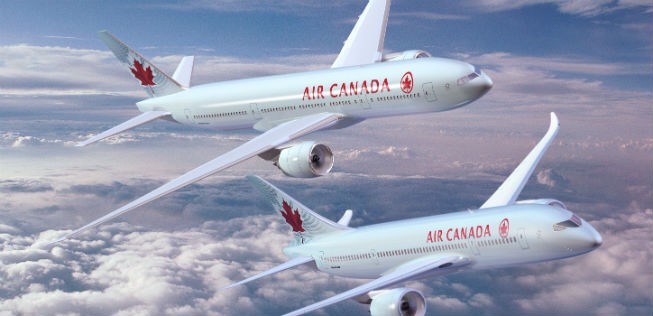 Die aktuelle Air-Canada-Bemalung.