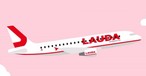 Drawing of a Lauda aircraft: The brand stays, the purpose is different.