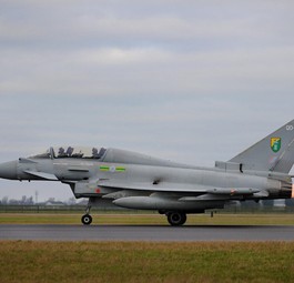 Kampfjet der britischen Luftwaffe: Die Flieger lösten einen Knall aus.