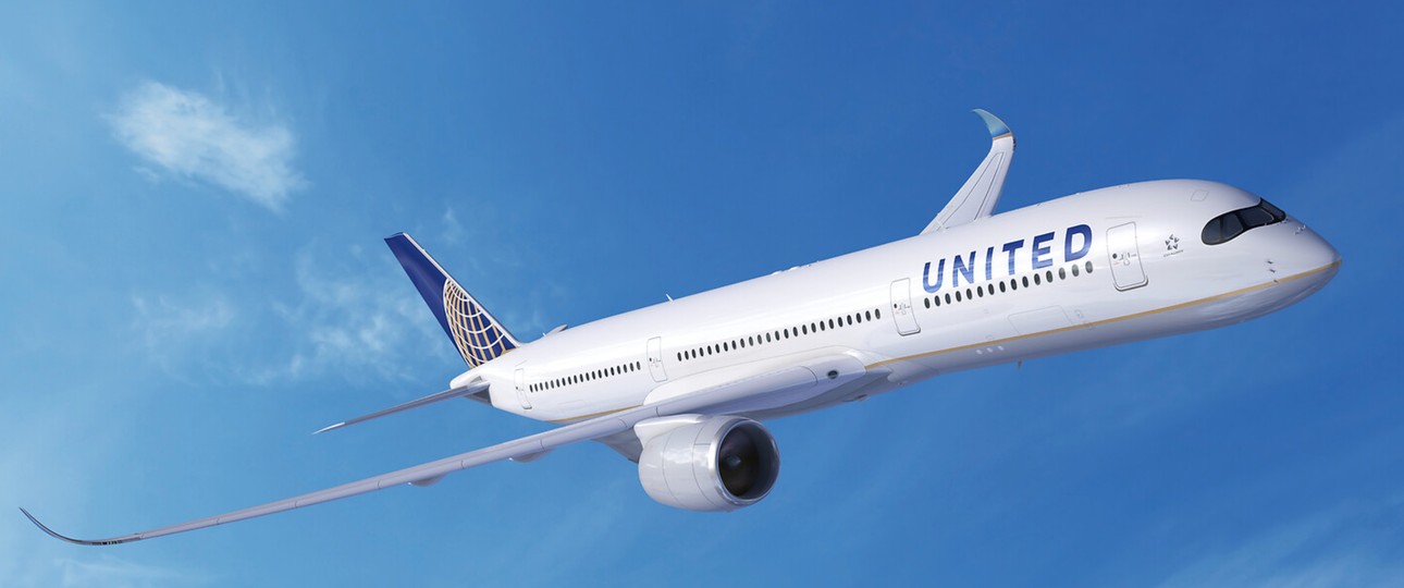 A350 in den Farben von United: 45 Flieger des Typs hat die Airline schon bestellt.