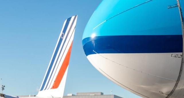 Flieger von Air France und KLM: Die Gruppe sieht sich besser aufgestellt als Lufthansa. 