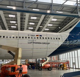 Airbus A330 von Discover Airlines: Das Flugzeug ist der erste Airbus, der mit Aeroshark nachgerüstet wird.