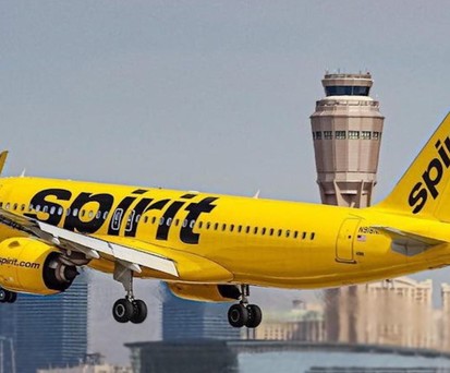 Flugzeug von Spirit Airlines: Wird keine Passagiere mehr fliegen.