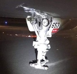 Fahrwerk des A321 Neo: Nach den Räder musste gesucht werden.
