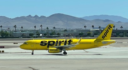 Airbus A320 von Spirit Airlines in Las Vegas: