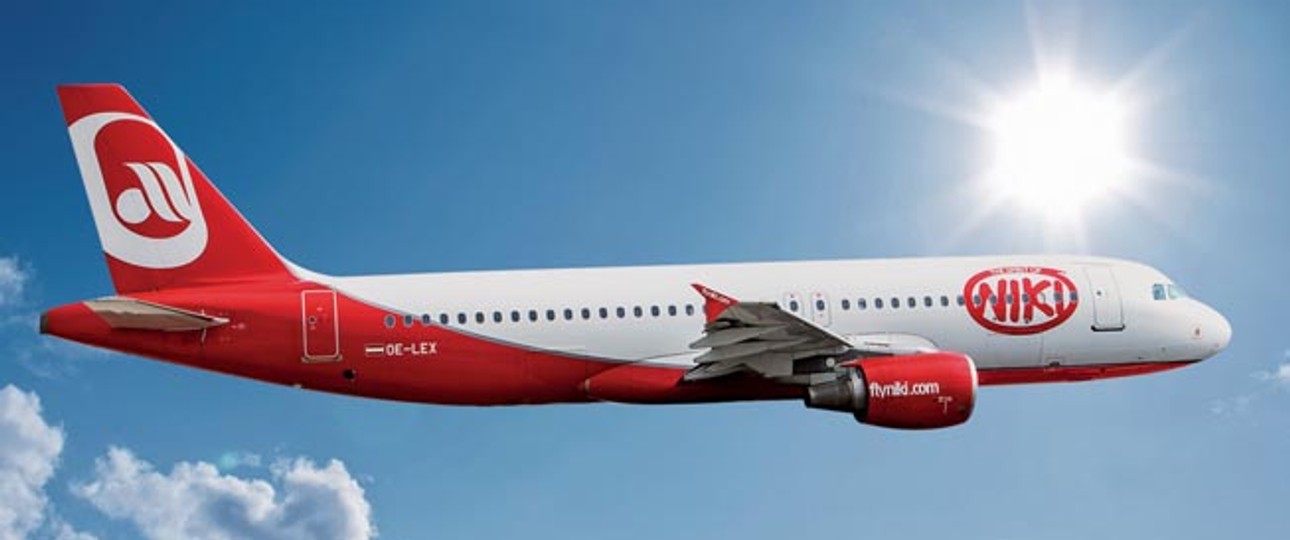 Airbus A320 von Niki: An Bord der Maschine kam es zu tumultartigen Szenen.