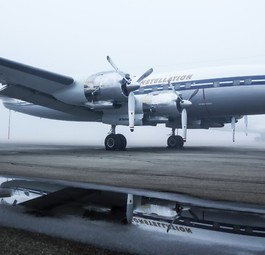Die letzte für Passagierflüge zugelassene Lockheed L-1049: Reparatur kostet Millionen.