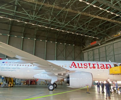 Austrians erster A320 Neo fliegt nach Berlin und Frankfurt