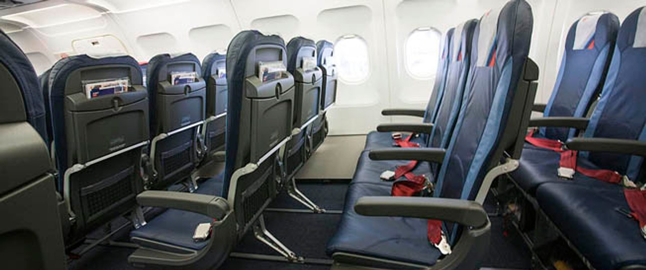 Die neuen Sitze von Air Serbia: Mehr ist hier mehr - trotz mehr Sitzen mehr Komfort, verspricht die Fluglinie.