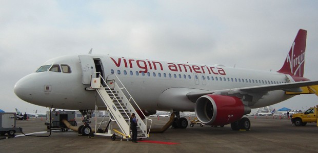 Virgin-America-Jet in Los Angeles: Künftig geht es nicht mehr ins Silicon Valley.