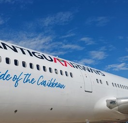 Boeing 767 im Dienst von Antigua Airways: «Stolz der Karibik».