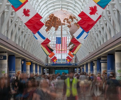 Chicago O'Hare, USA: Einer von zwei Flughäfen der Vereinigten Staaten, die alle bewohnten Kontinente bedienen.
