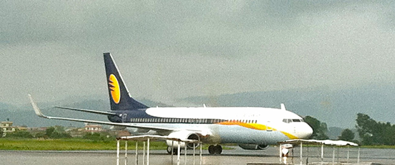 Maschine von Jet Airways in Kathmandu: Die Airline mit den meisten Sündern.