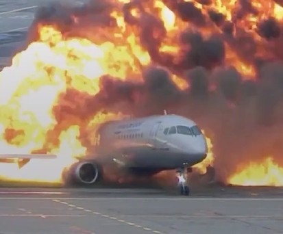 Superjet in Flammen: 41 Menschen starben.