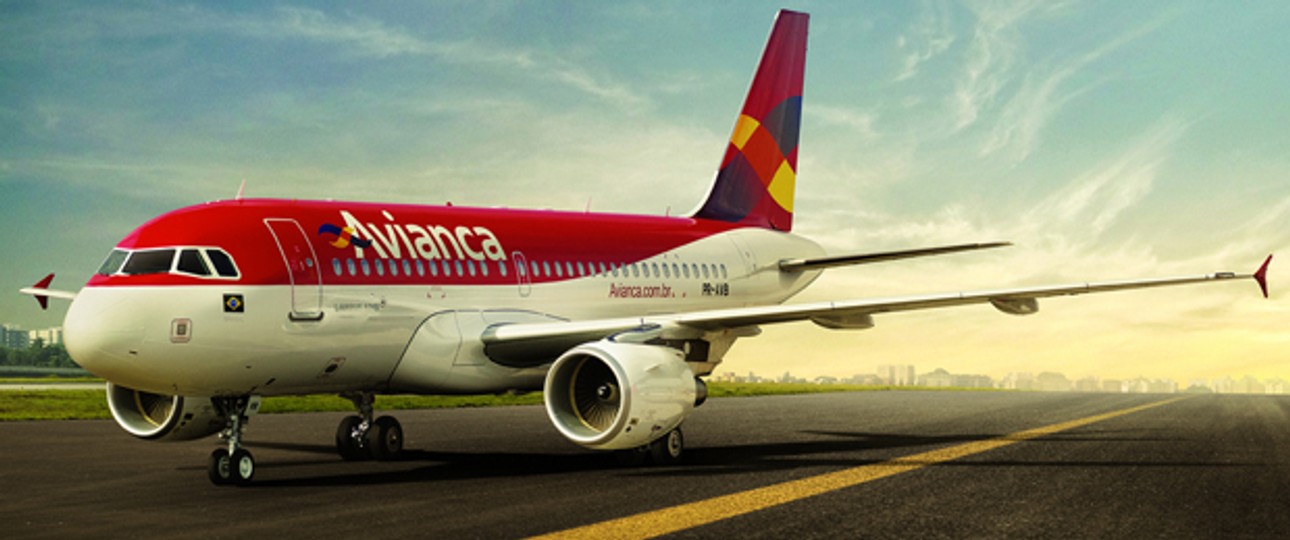 Airbus A319 von Avianca: Kräftiger Ausbau.