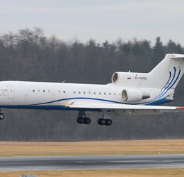Yakovlev Yak-42: Wurde bis 2003 gebaut.