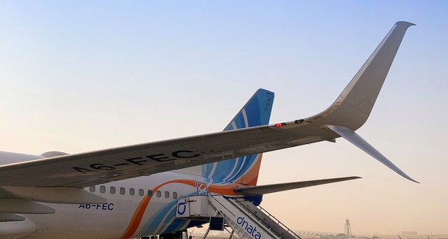 Split Scimitar Winglet an einer Boeing 737: Flydubai rüstet nach.