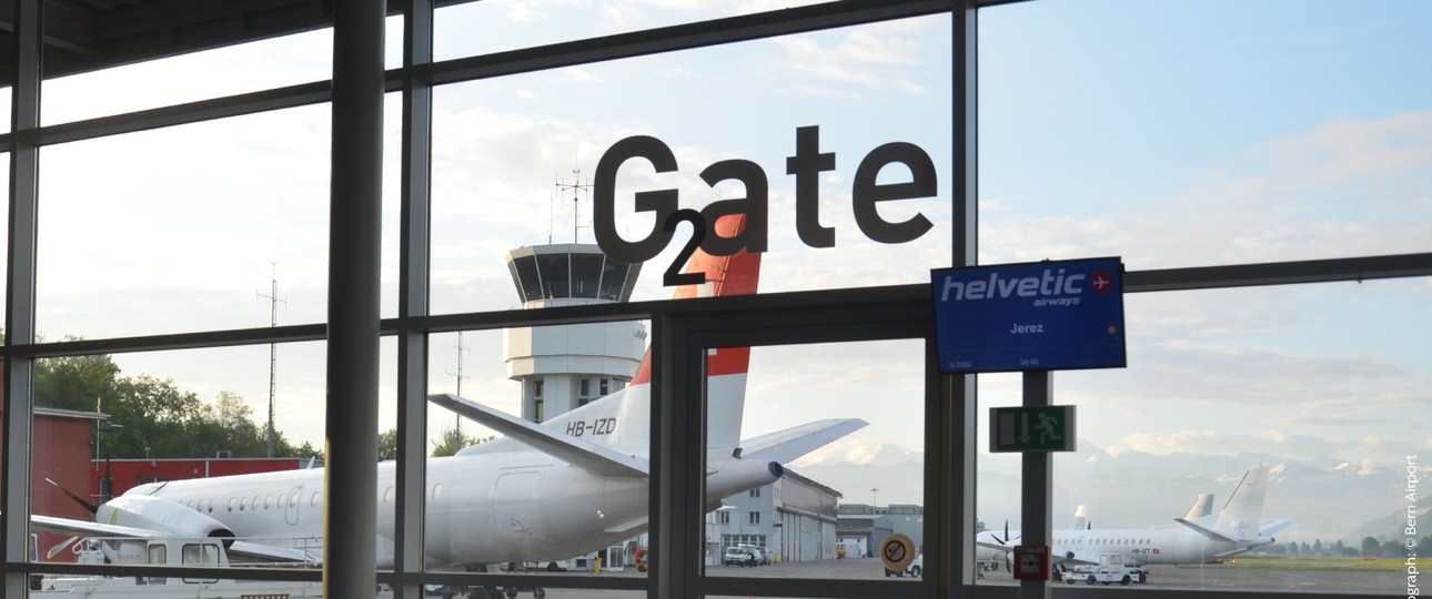 Flieger am Flughafen Bern: Linienflüge sind künftig ein Nebenschauplatz.