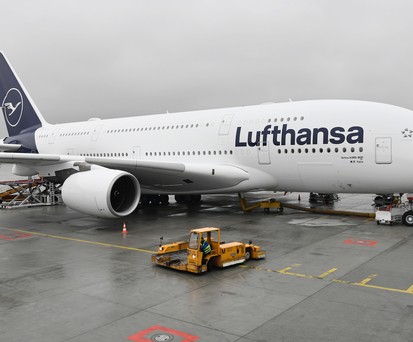 Airbus A380 von Lufthansa in München: Bekommt eine neue Business Class.