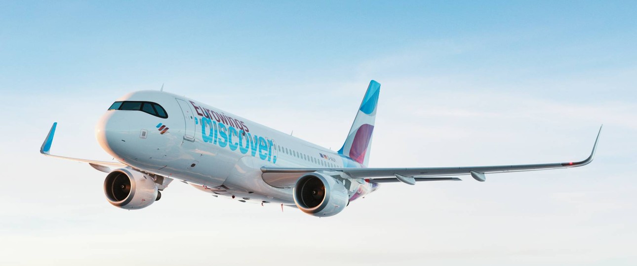 Airbus A320 von Eurowings Discover: In einem solchen Jet geschah der Notfall.