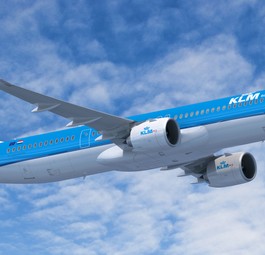 So zeigte KLM ihre Airbus A321 Neo früher ...