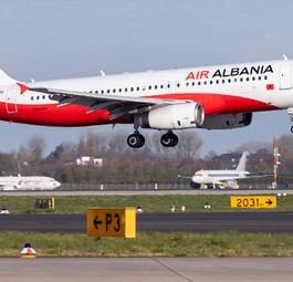 Airbus A320 von Air Albania: Gemietet von Investor Turkish Airlines.