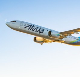Boeing 737 Max 9 von Alaska Airlines: Muss inspiziert werden.