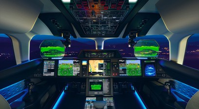 Falcon Eye in der Falcon 6X: Der irische Regierungsjet ist nicht mit dem System ausgestattet. 