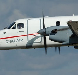 Beechcraft 1900 von Chalair: Die französische Airline verbindet künftig Köln und Lyon.